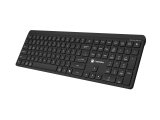 Natec Tang US tr�dl�st tastatur BT + 2.4 GHz lydsvagt slim sort #3