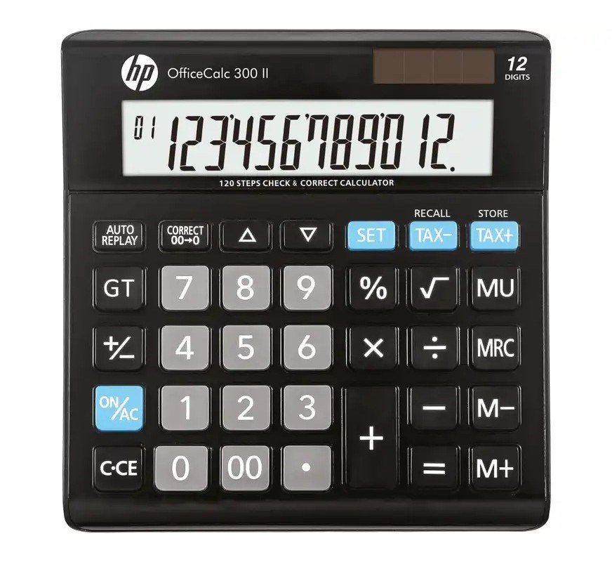 HP-OC 300 II/INT BX kontorregnemaskine sort #1