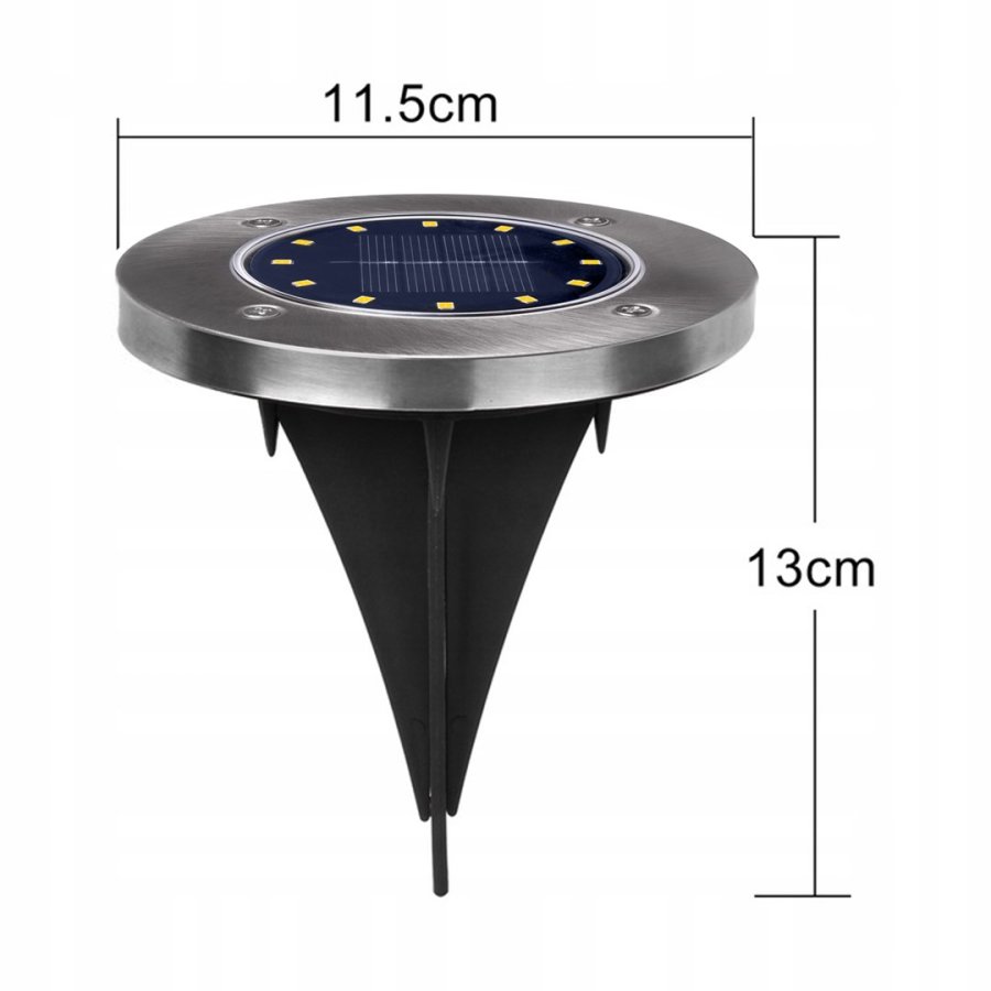 Maclean IP44 solcelleprojektr til haven, 12 LED SMD, 4000K, Ni-MH 600 mAh, 0,7W, MCE318 #2