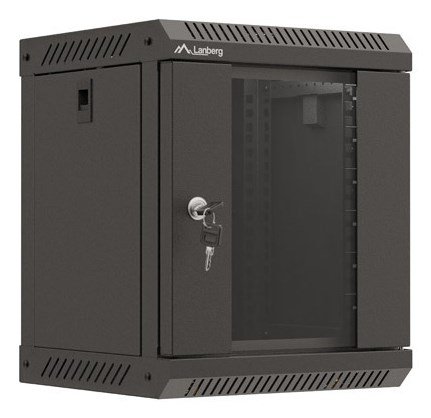 Lanberg WF11-3306-10B stativ 6U Vgmonteret stativ Sort #1