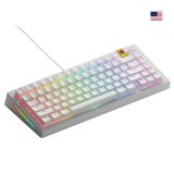 Glorious Gaming GMMK 3 HE 75% Prebuilt tastatur Spil USB QWERTY US engelsk Hvid #1