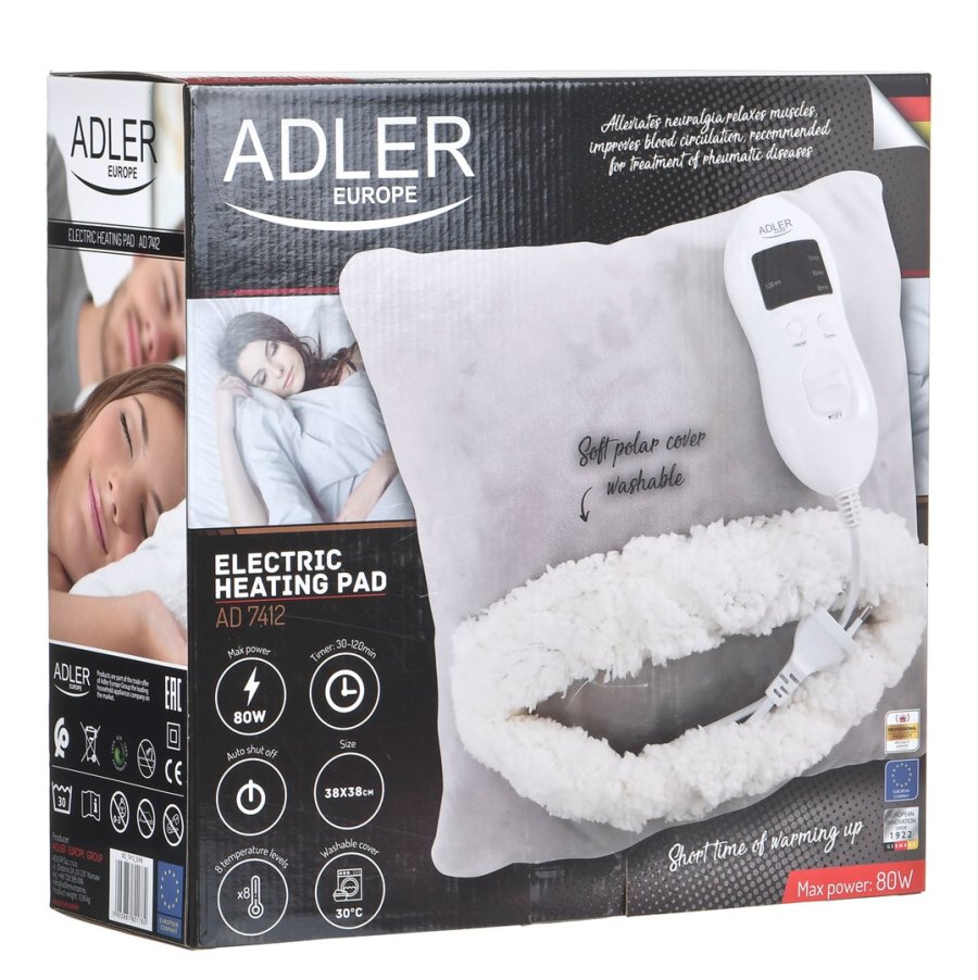 Adler AD 7412 elektrisk varmepude 80 W #18