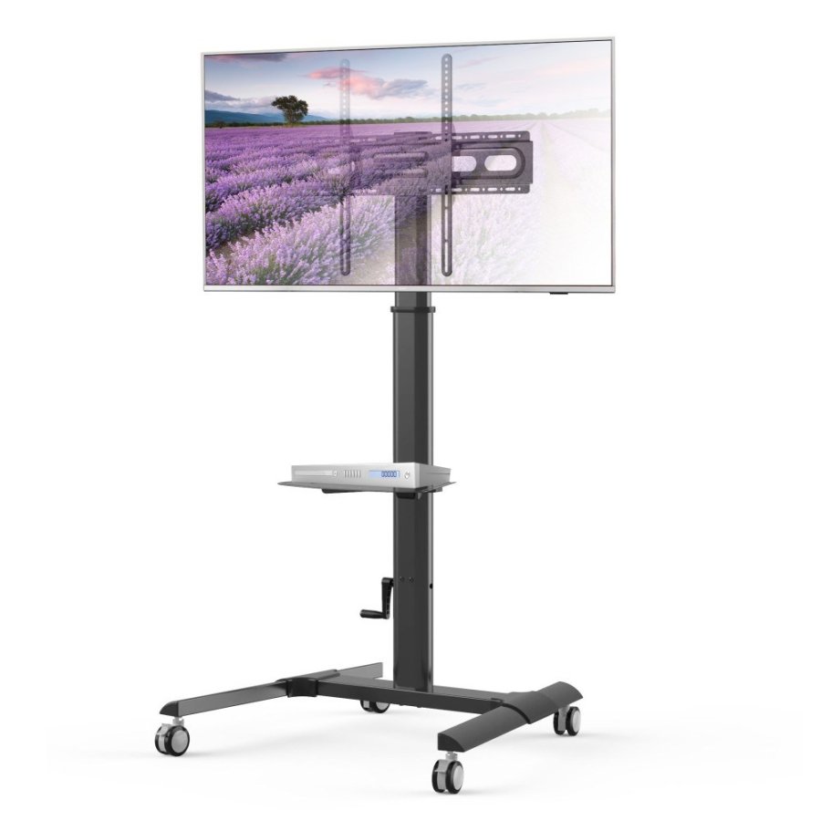 Techly ICA-TR228 multimedie vogn & stand Sort Fladt panel Multimedie kurv #5