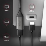 Axagon RVC-HI2M videokabel adapter 0,25 m USB Type-C HDMI Sort #5