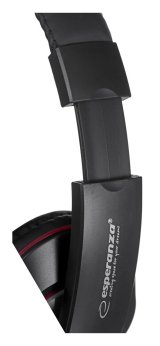 Esperanza EH121 hovedtelefoner/headset Ledningsfrt I rerne Musik Sort #3