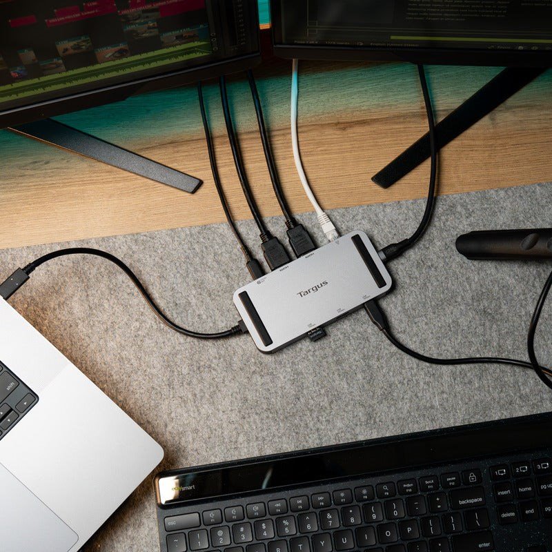 Targus DOCK429GL dockingstation Ledningsf�rt USB4 S�lv #3