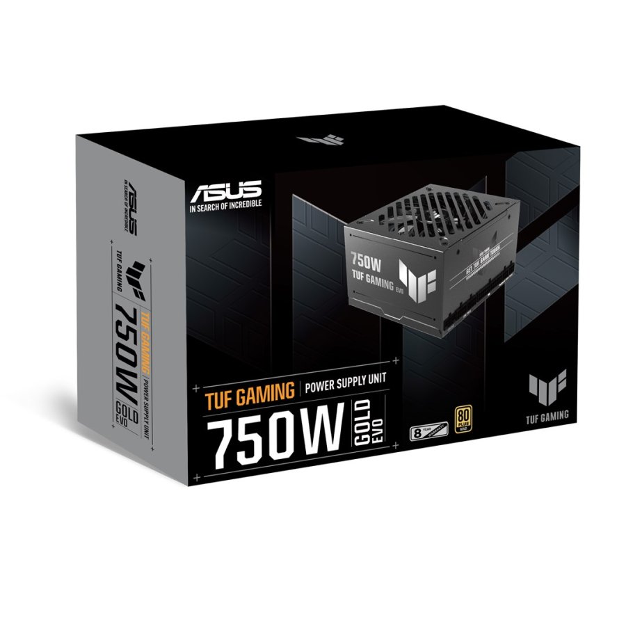 ASUS TUF-GAMING-750G-EVO enhed til str�mforsyning 750 W 20+4 pin ATX ATX Sort #7