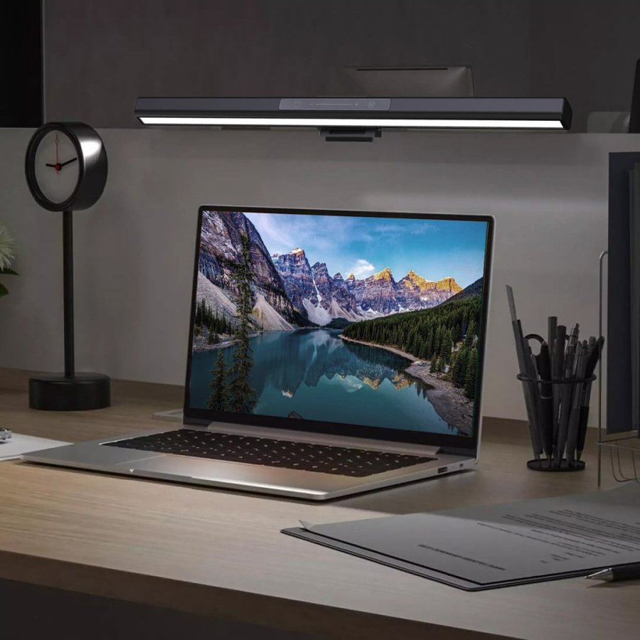 Maclean LED-skrmlampe, 5W, 3 lysfarver, justering af lysstyrke, 5V USB Type-C, MCE620 #12