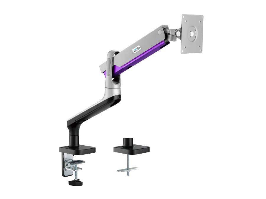 Ergo Office ER-436 monitorholder, premium, med gasfjeder, dobbeltarm 17