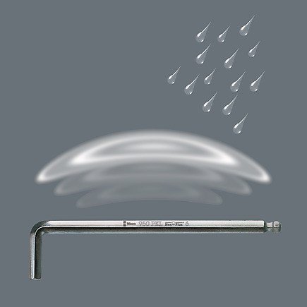 Wera 05022102001 unbrako ngle L-formet unbrakonglest Metric 9 stk #8