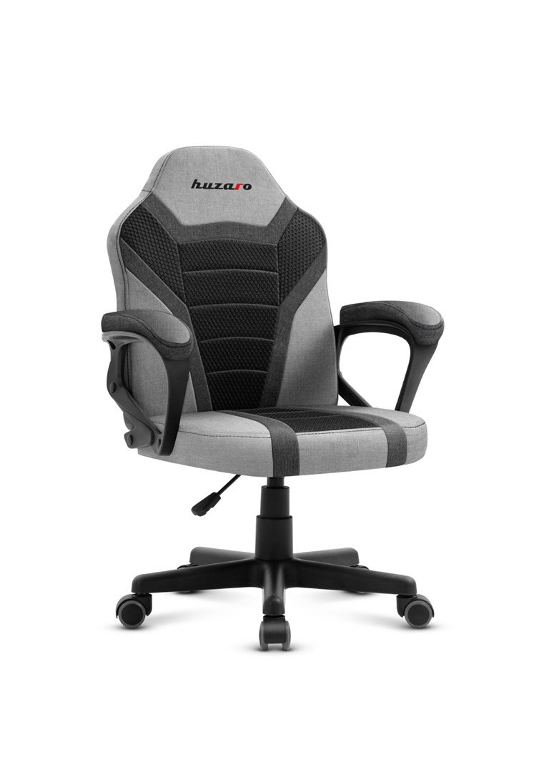 Gaming stol til brn Huzaro HZ-Ranger 1.0 Gr Mesh, gr og sort #1
