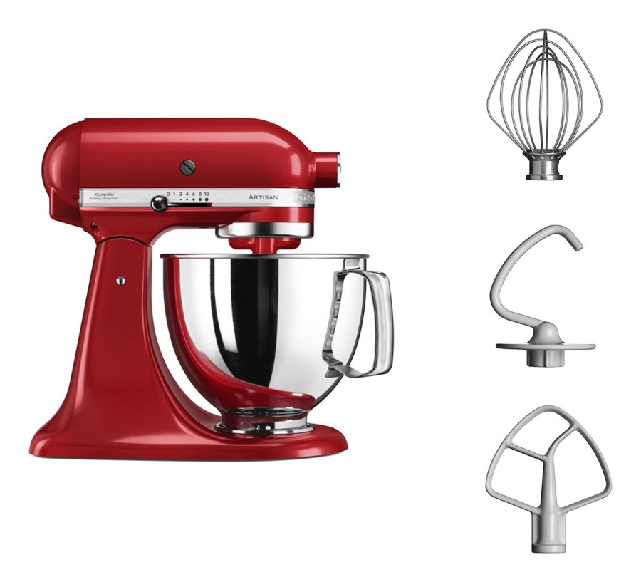 Foodprocessor KitchenAid 5KSM125EER Rd 300 W 4,8 L #2