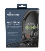 MediaRange Bluetooth ENC Stereo Headset 400mAh Akku schwarz #5