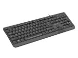 NATEC TASTATUR TROUT SLIM USB, US-LAYOUT, SORT #3