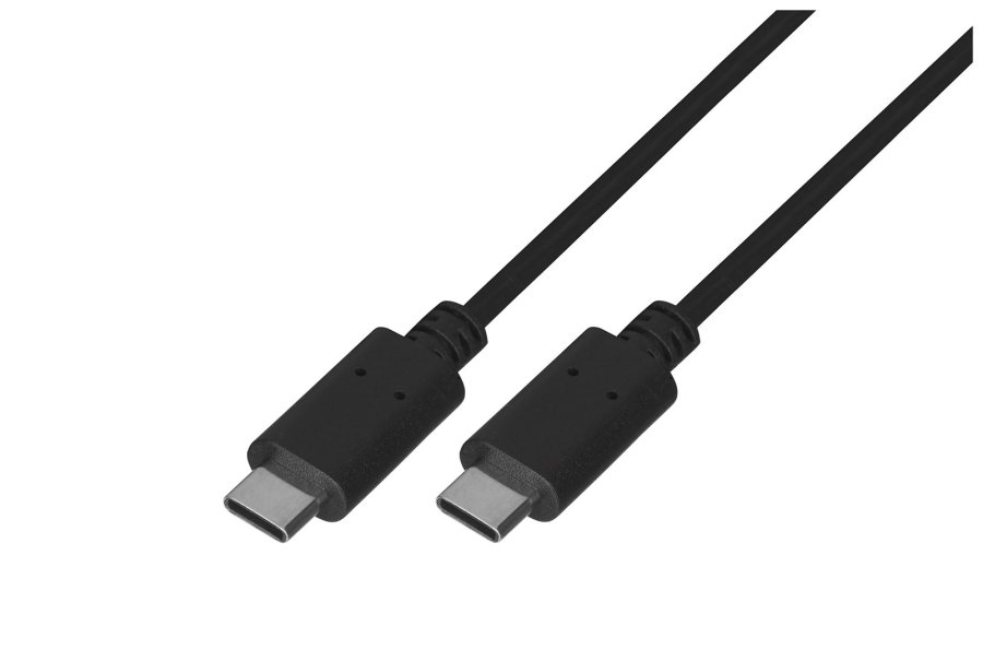 Lanberg CA-CMCM-10CU-0010-BK kabel USB 2.0 1m USB-C M/M  Sort #1