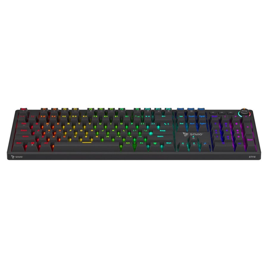 SAVIO STYX Clavier mcanique Outemu Peach Silent, Hot Swap, RGB #3