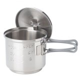 ESBIT Cookset for solid fuel Pot 0,585 L Rustfrit stl #2