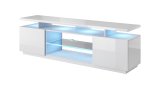RTV-kabinet EVA 180x40x56 hvid/hvid blank #1