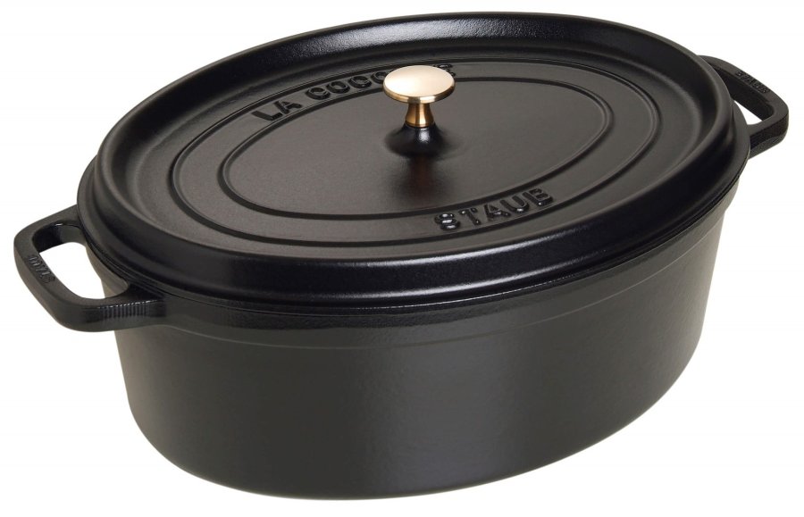STAUB STBEJERN OVAL GRYDE 4,2L SORT #1