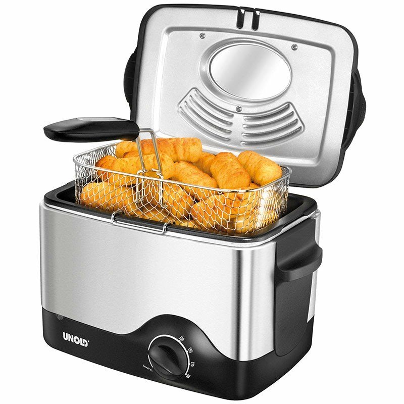 Unold 58615 frituregryde Enkelt Enkeltstende 1200 W Sort, Rustfrit stl #2