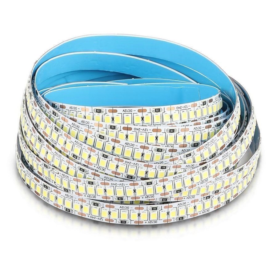 LED-strimmel V-TAC VT-2835 1200LED High Lumen SMD2835 12V IP20 20W/m 3000K 2000lm (SKU 212164) #2
