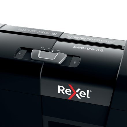 Rexel Secure X8 papirmakulator Krydsmakulering 70 dB Sort #6