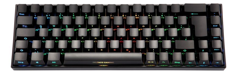 Deltaco Gaming GAM-100-DE tastatur Spil USB + RF Wireless + Bluetooth QWERTZ Tysk Sort #7