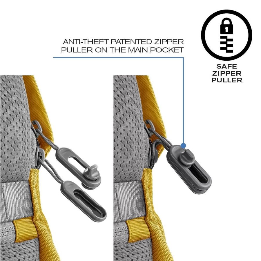 XD DESIGN ANTI-TYVERI RYGS�K BOBBY SOFT YELLOW P/N: P705.798 #14