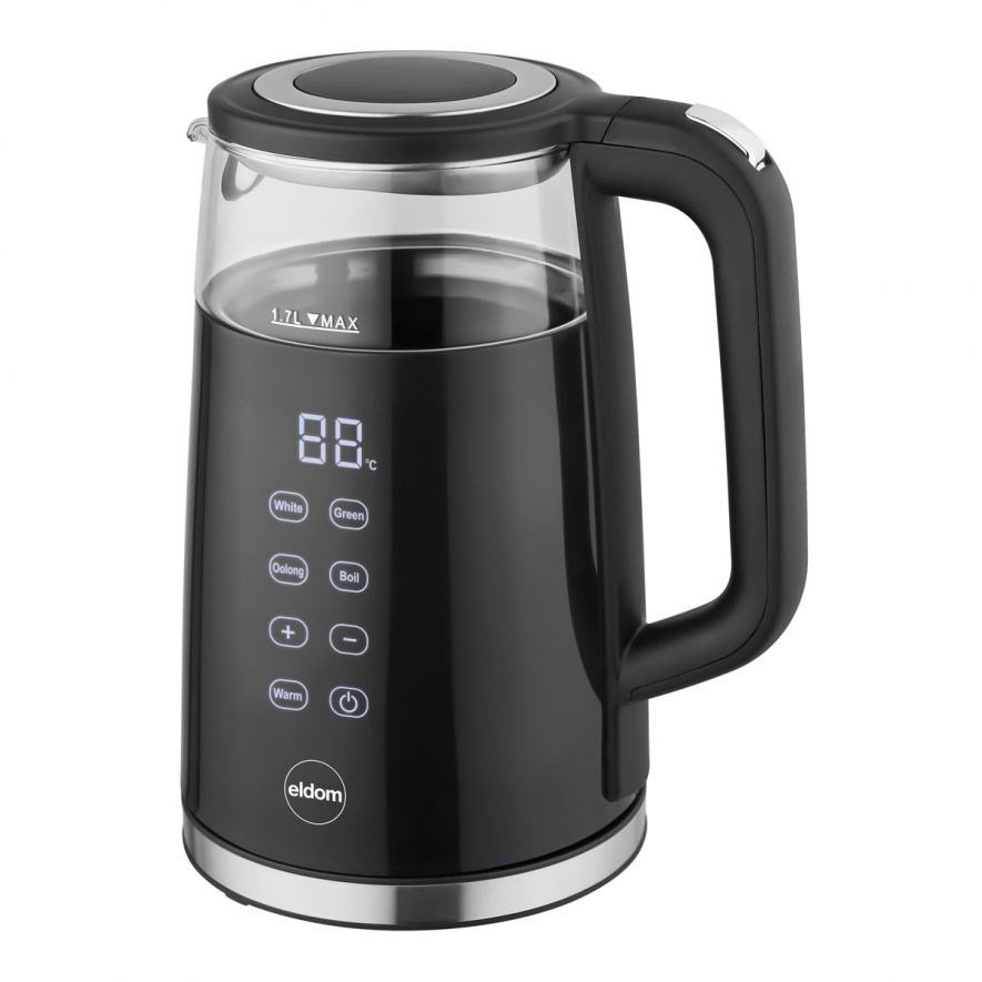 ELDOM C530 NEVO elkedel 1,7 L 2200 W Sort, Transparent #1