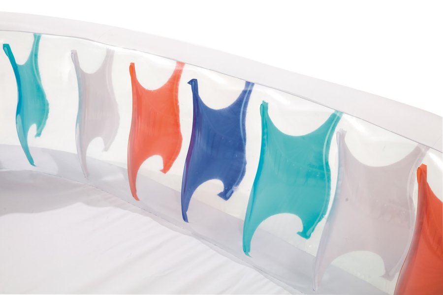 Bestway 54066 swimmingpool til over jorden Oppustelig pool Oval 542 L Flerfarvet #13