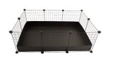 C&C Modulrt bur 3x2 110x75 cm marsvin, pindsvin, sort #1