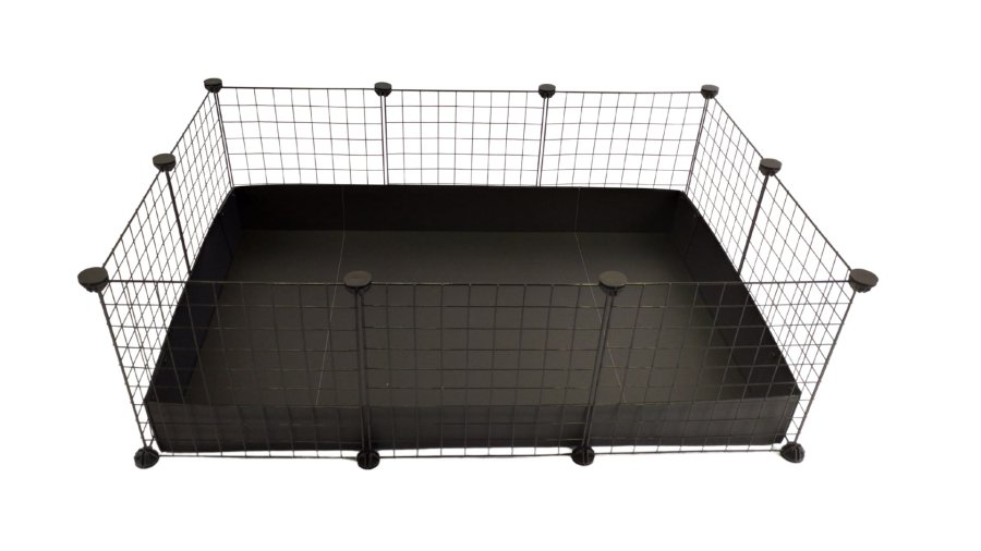 C&C Modulrt bur 3x2 110x75 cm marsvin, pindsvin, sort #1
