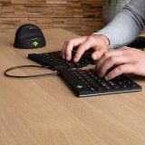 Wireless compact black keyboard R-GO TOOLS #4