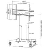 Manhattan 462679 tv-beslag 177,8 cm (70