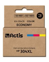 Actis KH-304CR Blk (erstatning HP 304XL N9K07AE; premium; 18 ml; farve) #1