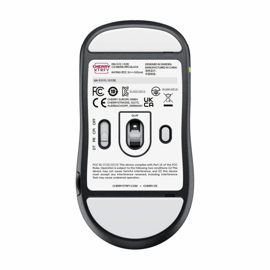 CHERRY XTRFY CX-M68W-PRO-BLACK mus Spil Hjre hnd RF trdlst 26000 dpi #7