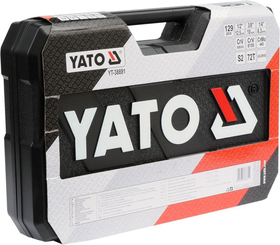 Yato YT-38881 mekaniske v�rkt�jss�t 129 v�rkt�jer #6
