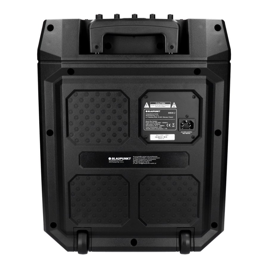 Blaupunkt MB08.2 h�jttaler 1-vejs Sort, Bl� Tr�dl�s 600 W #14
