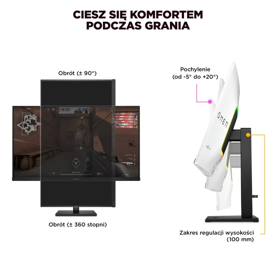 HP OMEN Transcend 31,5 tommer UHD 240 Hz OLED-gaming-skrm  Transcend 32 #4