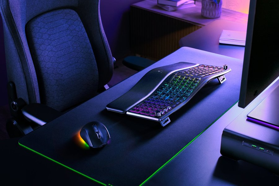 Razer Pro Type Ergo tastatur Universel USB + RF Wireless + Bluetooth QWERTY US engelsk Sort #3