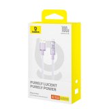 Baseus Gem USB A til USB C hurtigopladningskabel 1 m 100 W Lilla #1