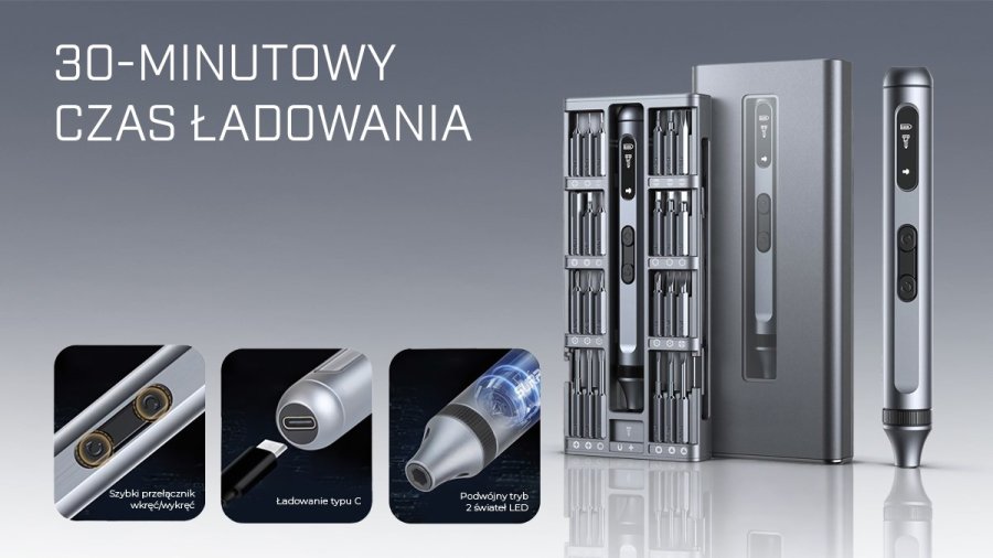 Extralink POWERLINK WKRETAK ELEKTRYCZNY 50 W 1 SET SCREWDRIVER ELECTRIC 50 IN 1 #16