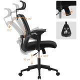 Techly ICA-CT MC016 Computermbel og kontorstol Polstret sde Rygln i net #9