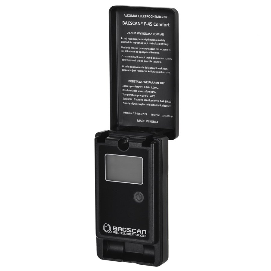 BACscan F-45 alkoholmeter 0 - 4% Sort #4