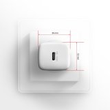 Axagon ACU-PD30W wall charger 1x QC3.0/AFC/FCP/PD type-C 30W white Mobiltelefon, Smartphone, SmartWatch, Tablet, Universel Hvid Vekselstrm Hurtig opladning Indendrs #7