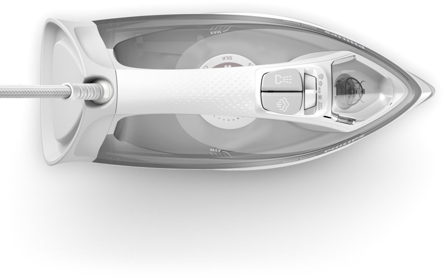 Philips 5000 series DST5010/10 strygejern Dampstrygejern SteamGlide Plus strygesl 2400 W Gr, Hvid #2