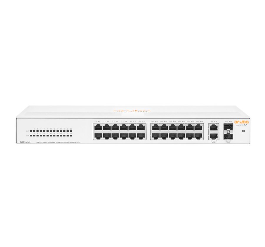 HPE Aruba Networking Aruba Instant On 1430 26G 2SFP Ikke administreret L2 Gigabit Ethernet (10/100/1000) 1U #5