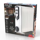 Adler AD 7819 varmeapparat Indendrs Hvid 2500 W Olie elektrisk omrdevarmer #6