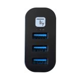 Techly IUSB3-HUB3-ROTB interface hub USB 3.2 Gen 1 (3.1 Gen 1) Type-A 5000 Mbit/s Sort #9