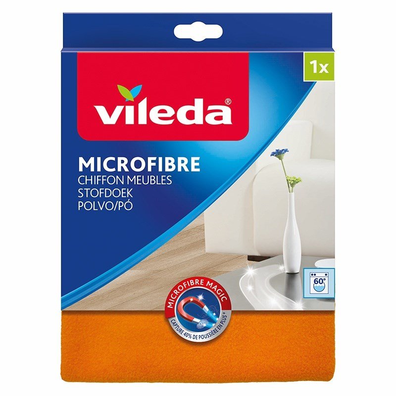 Vileda 4023103124967 rengringsklud Mikrofiber, Polyester Orange 1 stk #1